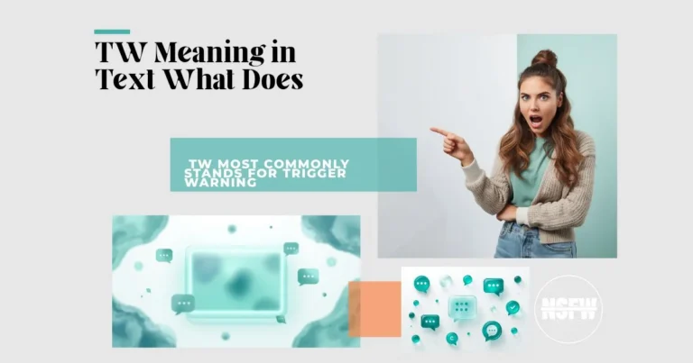 TW Meaning in Text What Does TW Really Mean Online