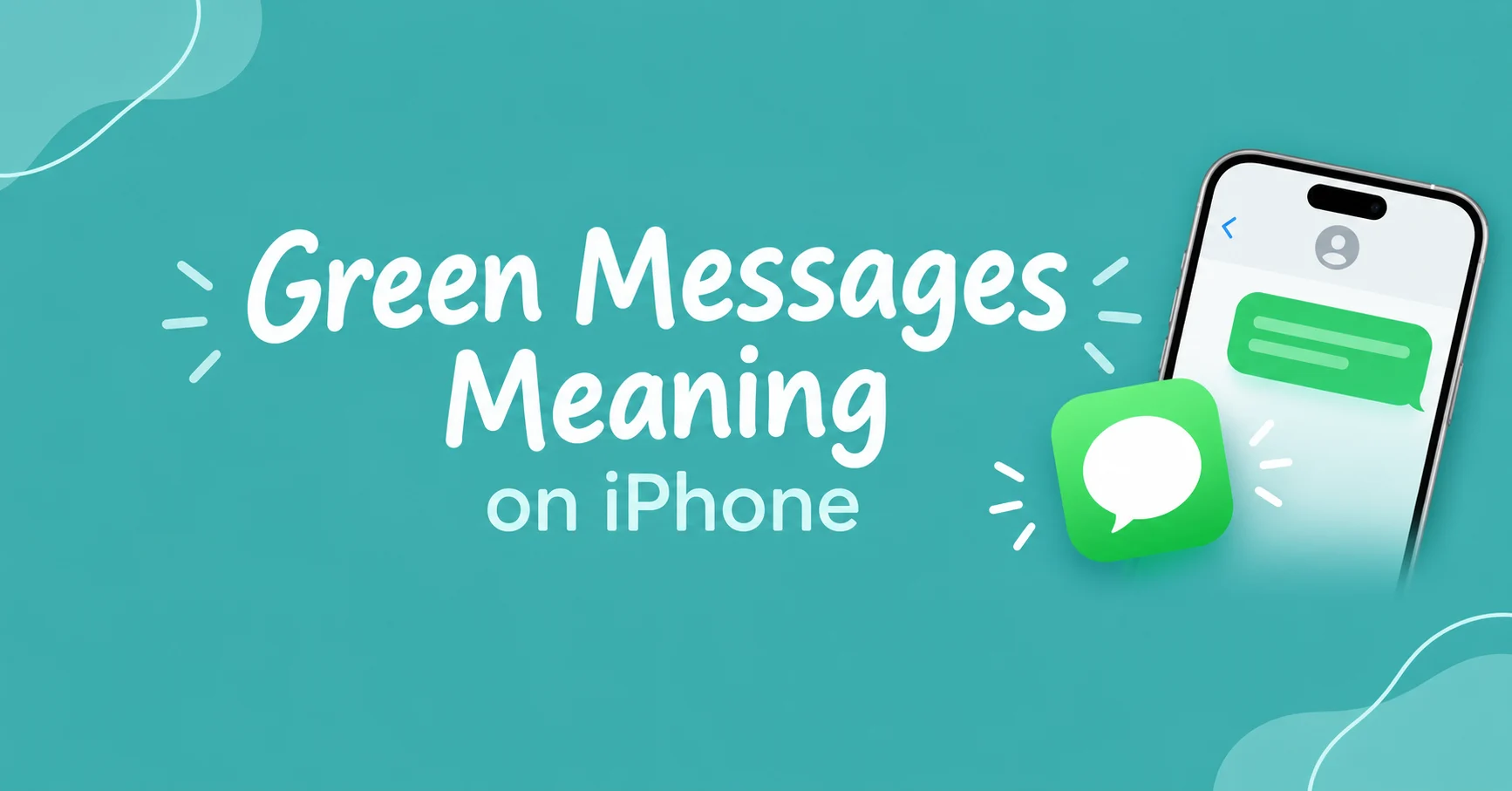 Green Messages Meaning on iPhone