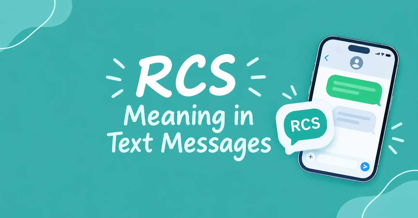 RCS Meaning in Text Messages explained on a smartphone
