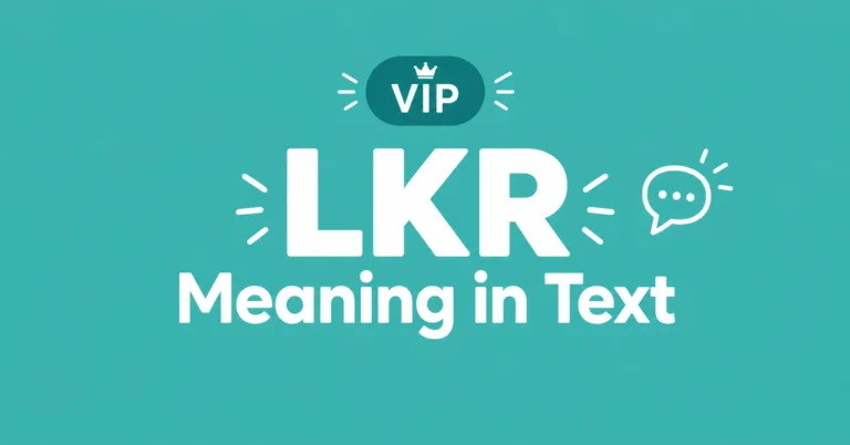 LKR Meaning in Text
