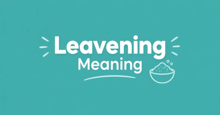 Leavening Meaning