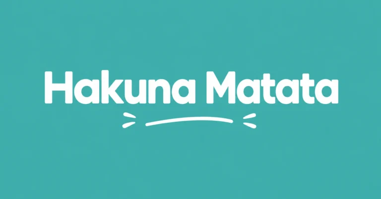 Hakuna Matata Meaning