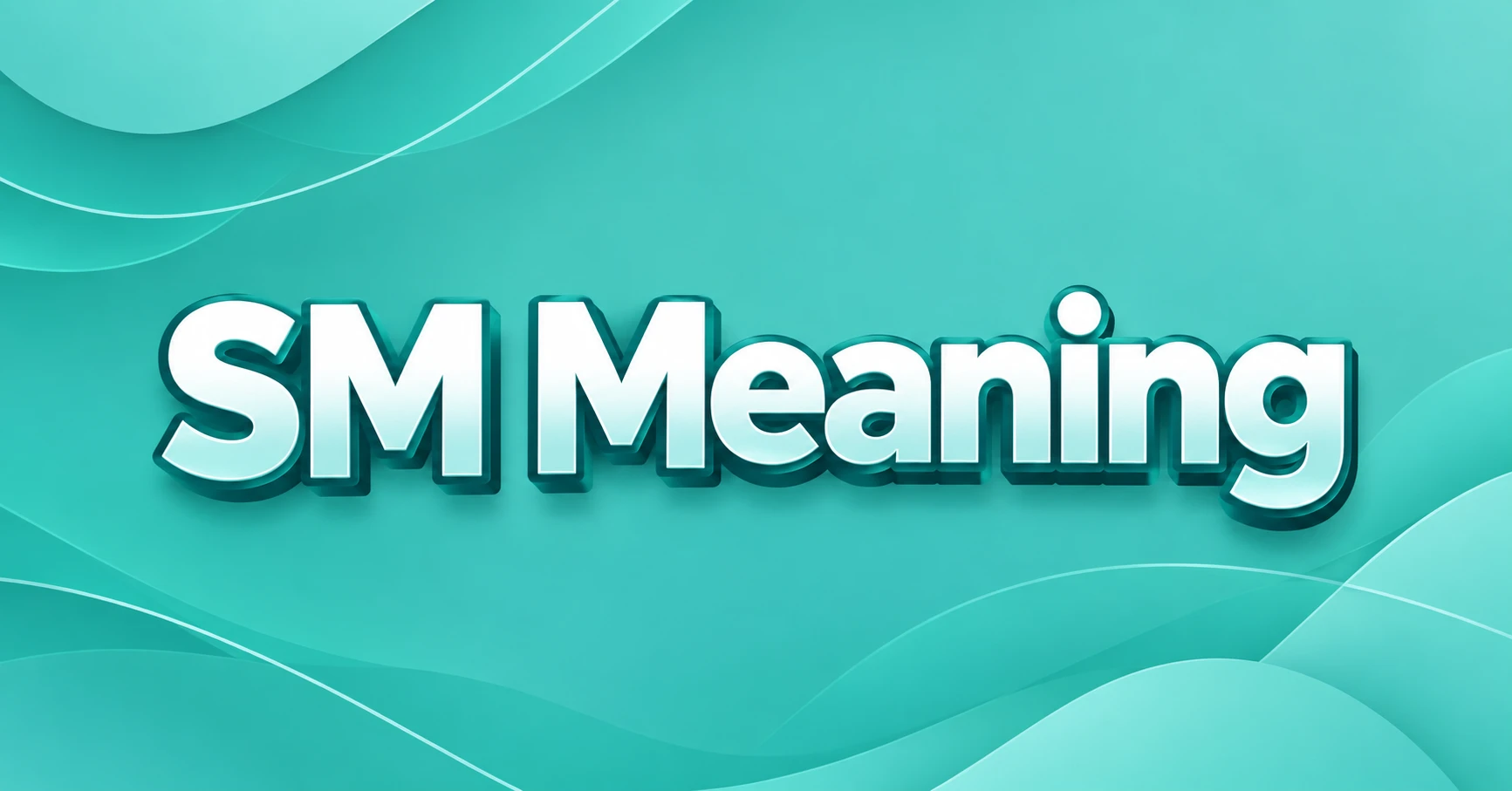 SM Meaning – definition and common meaning of SM