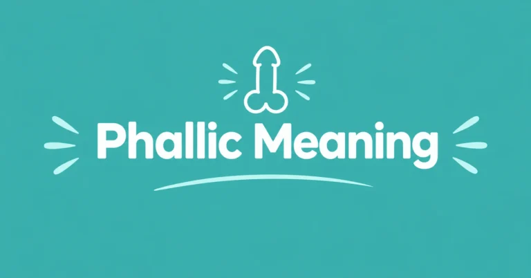 Phallic Meaning educational graphic with a symbolic visual