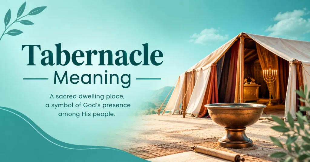 Tabernacle meaning showing a sacred dwelling place and biblical tent symbolizing God’s presence